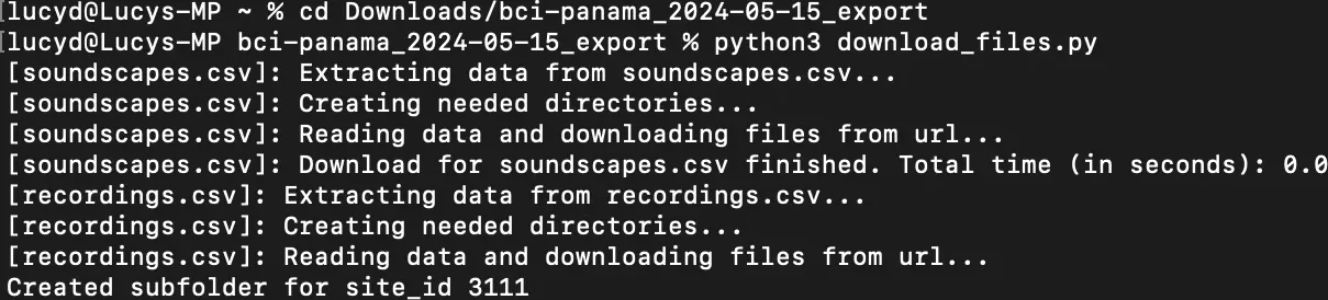 Script running